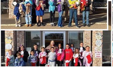 Austin Elementary School, Memphis Middle School students  bring Christmas cheer to Memphis Convalescent Center