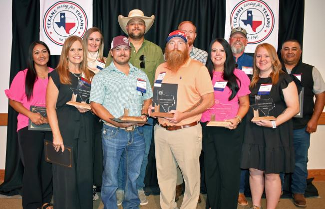 TxDOT Childress District employees honored with Texans Caring for Texans award