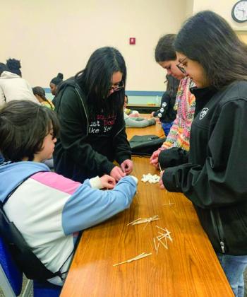 Photos Courtesy of Memphis ISD Memphis Middle School Lady Whirlwinds attend an “Introduce a Girl to Engineering” event, sponsored by Consolidated Nuclear Security’s Pantex plant, Thursday, Feb. 23 at the Region 16 Education Service Center in Amarillo, which encouraged participation in and educated young women about work in the fields of science, technology, engineering and math.