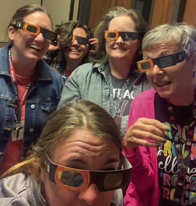 Solar eclipse provides glasses-on experience
