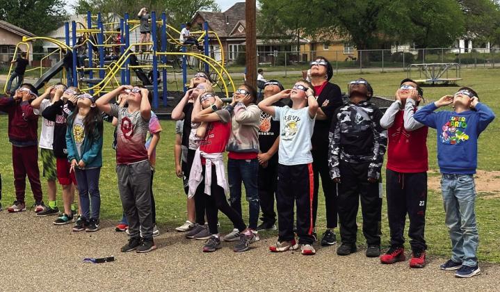 Solar eclipse provides glasses-on experience