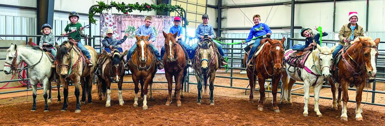Childress County 4-H Horse Club hosts Christmas Party