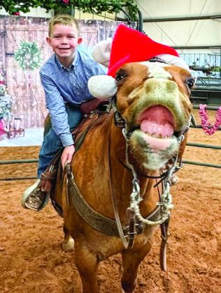 Childress County 4-H Horse Club hosts Christmas Party