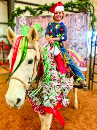 Childress County 4-H Horse Club hosts Christmas Party