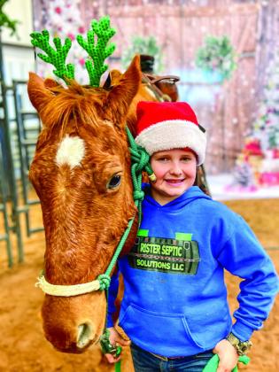 Childress County 4-H Horse Club hosts Christmas Party