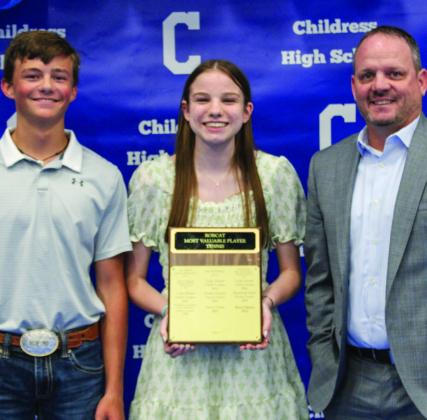Childress athletes receive MVP awards
