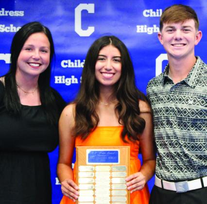 Childress athletes receive MVP awards