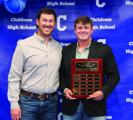 Childress athletes receive MVP awards