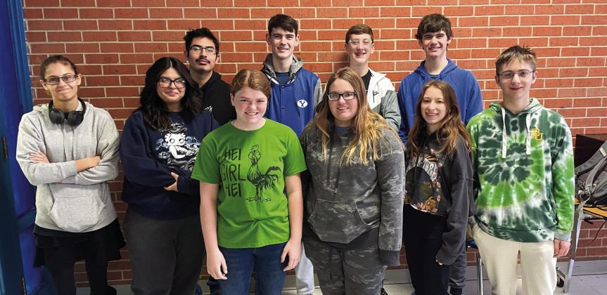 Childress High School (CHS) Bobcat Band members, directed by CHS Head Band Director Andrew Fowler, recently competed at the UIL Region 1 Solo-Ensemble Contest in Canyon. Courtesy Photo
