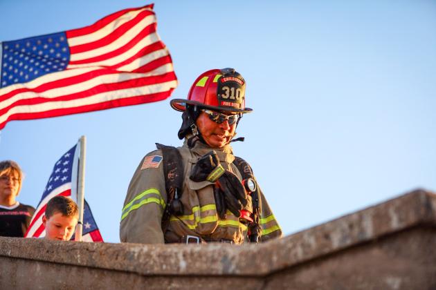 Childress Fire Department, Childress Chamber  of Commerce host 9/11 Memorial Stair Climb