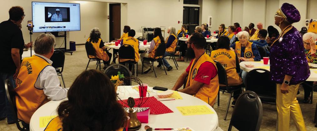 Wellington Lions welcome Booker T. Washington School history presentation