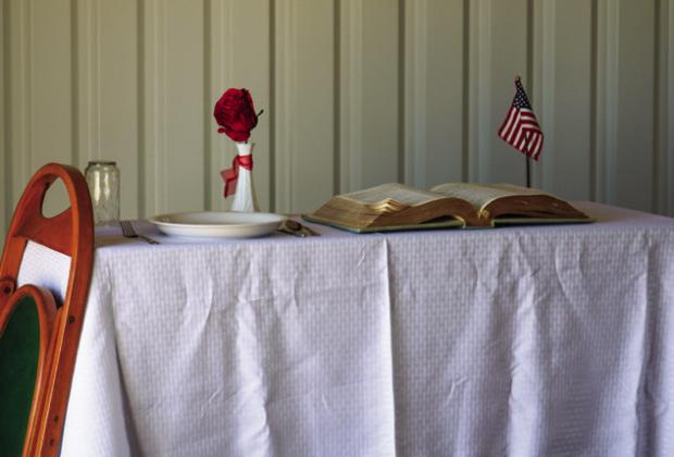 Ramona Garcia receives Quilt of Valor at Childress Elks Memorial Day Service