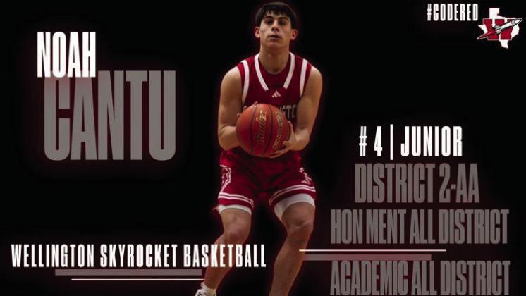 Noah Cantu, Junior, All-District Honorable Mention, Academic All-District
