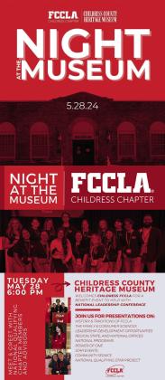 Childress FCCLA to host Night at the Museum