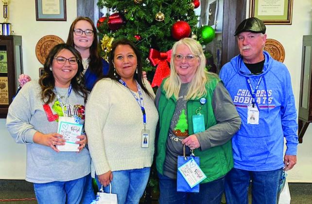 Bradley celebrates Special Education Teacher Appreciation Day,delivering goodie bags to Childress ISD