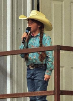 Monson Music Studio’s Sanders performs national anthem