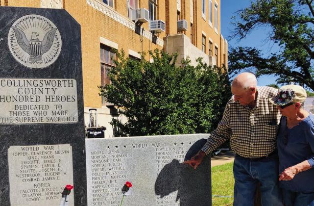 Killough crafts Collingsworth County Memorial Day tribute
