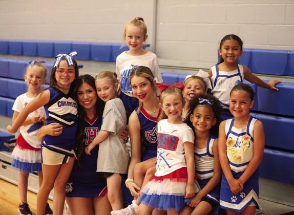 Future Lady Cats attend Mini Cheer Camp