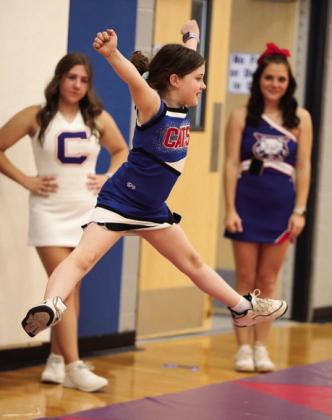 Future Lady Cats attend Mini Cheer Camp