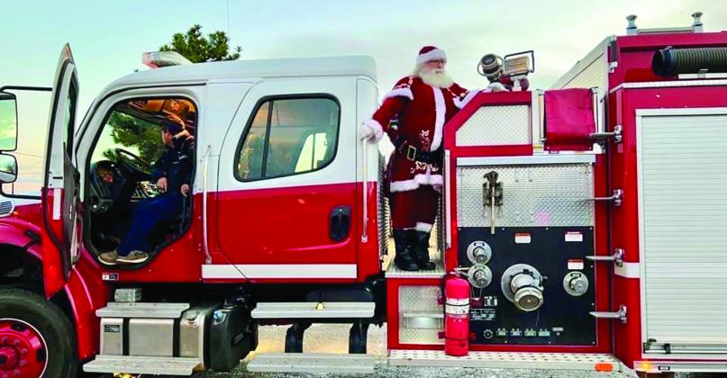 Santa spotted in Childress