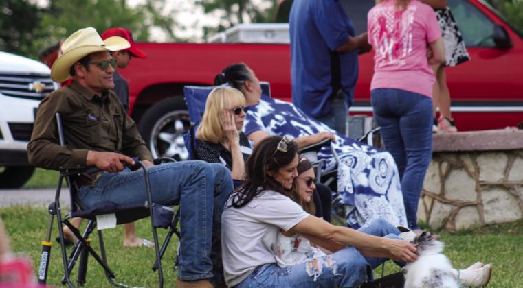Over 70 guests, including the Smith family, attended the Childress Fire Department’s benefit concert Saturday, May 20 at Fair Park.