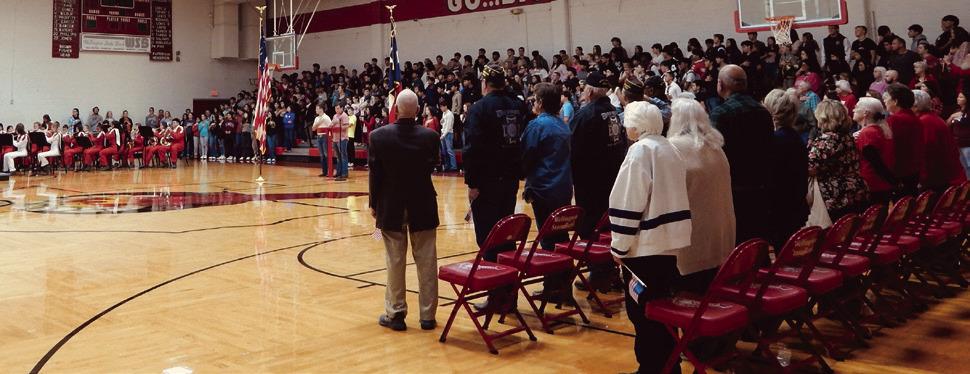 Wellington High School pays tribute to veterans