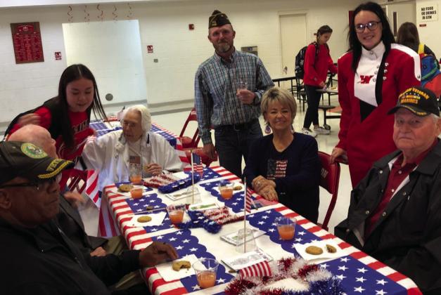 Wellington High School pays tribute to veterans