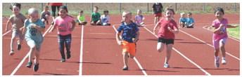 Pre-kindergarten, Head Start students compete at track meete