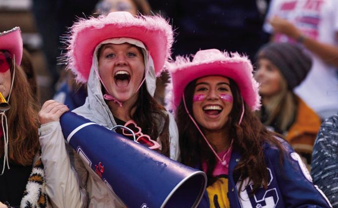 Childress High School students and staff “pink out” Friday, Oct. 7 in honor of Breast Cancer Awareness Month. Photos by Childress High School Yearbook Staff The Red River Sun/Nicole Dill