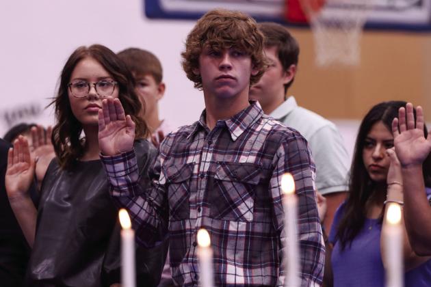 Childress High School inducts 31 students into National Honor Society