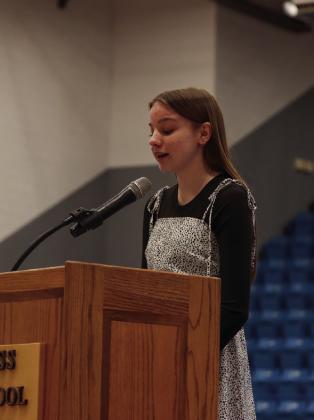 Childress High School inducts 31 students into National Honor Society