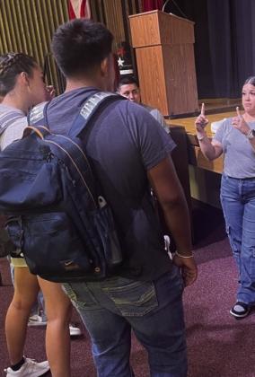 SrA Granados makes military career appearance for students