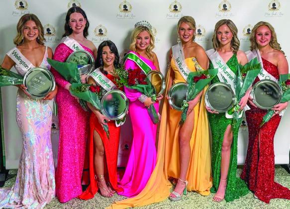 Wellington’s Neufeld,Gomez rein as Miss Irish Rose queen’s court