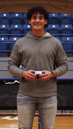 The Childress High School Class of 2026 accepts class rings during the Junior Ring Ceremony Wednesday, Feb. 12 in Bobcat Den. Rings were presented to the class by Jostens. Childress High School Yearbook Staff