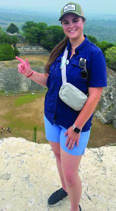 Wellington’s Waters studies abroad in Belize