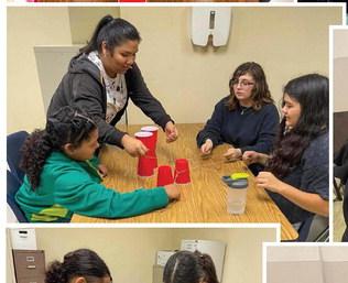 Gifted and Talented students complete ‘cup challenge,’ play human tic-tac-toe
