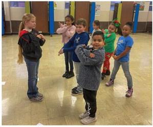 Gifted and Talented students complete ‘cup challenge,’ play human tic-tac-toe