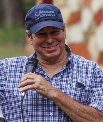 Joe Davis calls out winning tickets at the Memphis Lions Club’s 65th Annual Park Opener. This year, the Park Opener will be held at 6 p.m. Friday, May 12 at the Memphis City Park. The Red River Sun/Elizabeth Tanner