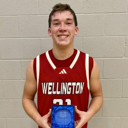 Wellington’s Cix Killian is selected to the 4th Annual Childress Rotary Holiday Invitational Large-School Division All-Tournament Team Saturday, Dec. 13 in Childress.