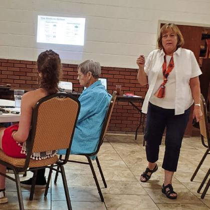 Area Agency on Aging of the Panhandle visits Memphis Lions Club