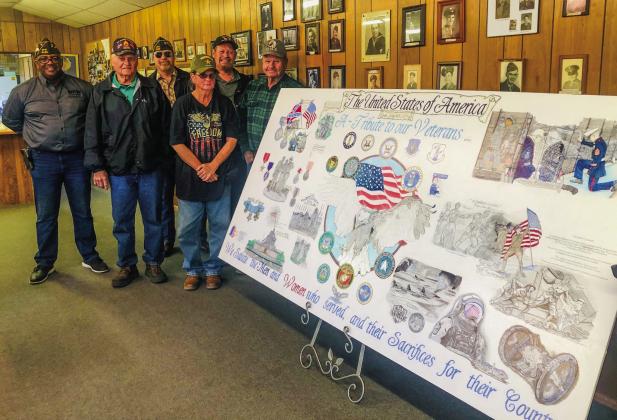 Collingsworth County’s Freeland creates ‘A Veteran’s Tribute’ mural