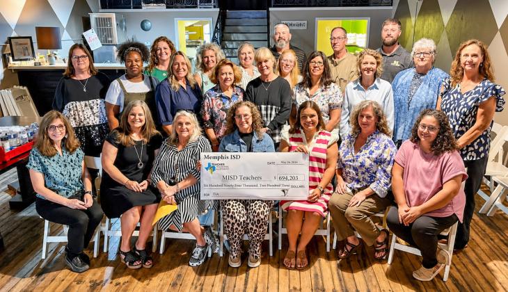 Memphis Independent School District educators earn a combined $694,203 through the Texas Education Agency (TEA) Teacher Incentive Allotment (TIA) program. MEMPHIS ISD