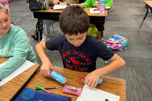 Childress Elementary School celebrates Christmas around the world