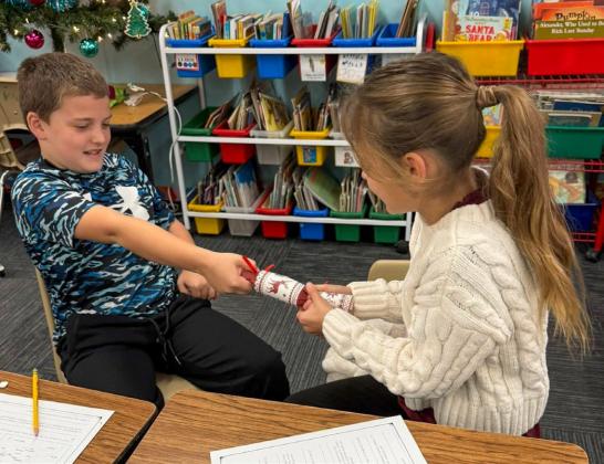 Childress Elementary School celebrates Christmas around the world
