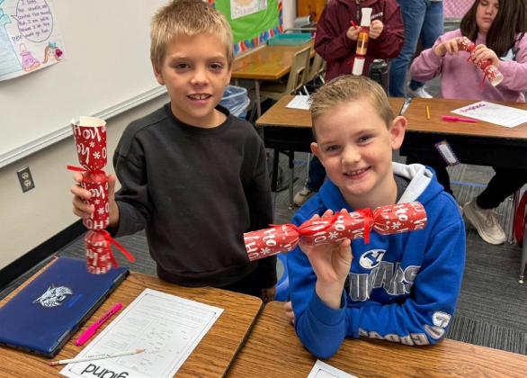Childress Elementary School celebrates Christmas around the world