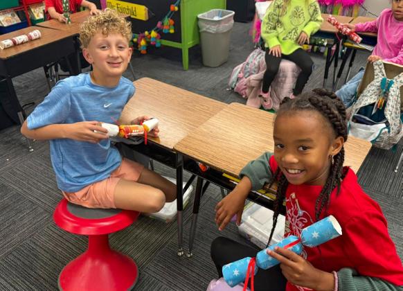 Childress Elementary School celebrates Christmas around the world