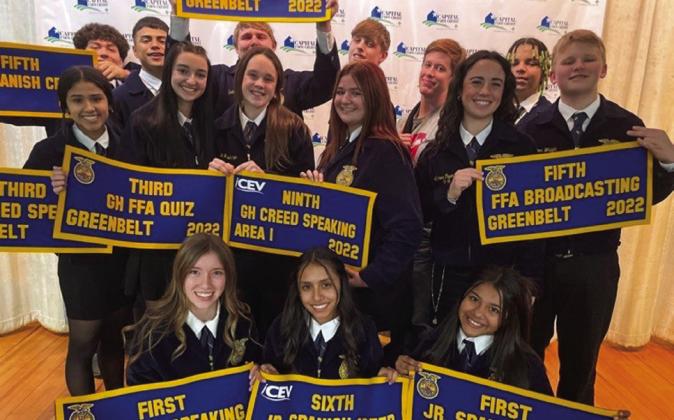 Area Students attend Greenbelt District FFA Banquet