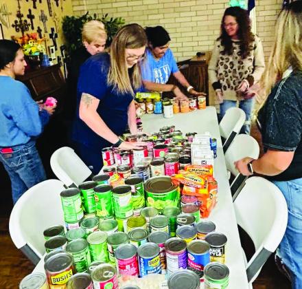 Wellington Professional Women make impact on local food pantry