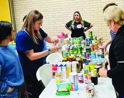 Wellington Professional Women make impact on local food pantry