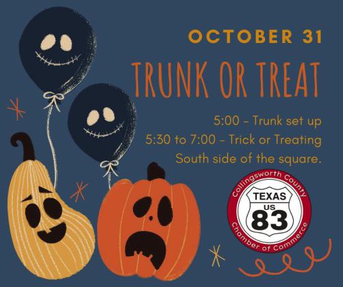 Collingsworth Chamber presentsTrunk-or-Treat